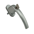 HOPPE Atlanta Aluminium Lockable Aluminium Lockable Tilt and Turn Window Handle - 38mm spindle