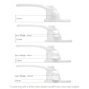Universal Cockspur Window Handle Kit - Suits Applications 9mm to 21mm