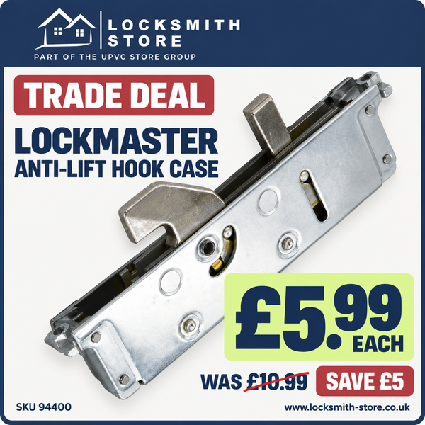 Lockmaster Yale Mila Anti-Lift Hook Replacement Gearbox Door Lock
