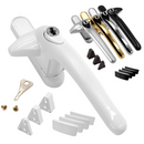 Universal Cockspur Window Handle Kit - Suits Applications 9mm to 21mm