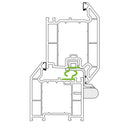 GT Quad-Guard PVCu Door Hinge Protector