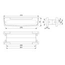 12" Arrone / Hoppe Heavy Duty Metal Letterbox For Upvc / Composite Doors