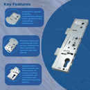 Lockmaster Twin Spindle 45mm Replacement uPVC Gearbox Lock Case 45mm 92mm 62mm