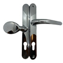UPVC STORE Lever Pad Offset - Upvc Door Handle - 92pz and 62pz - Chrome