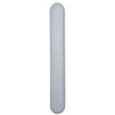 uPVC Door Handle Blank Plate French Doors Blanking Handle PVC 122mm Screw Centres Short Backplate