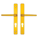  Hoppe Frankfurt Lever Lever UPVC Multipoint Door Handles - 70mm PZ Unsprung 200mm Screw Centres