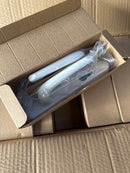 10 x Upvc door handles short backplate 122mm fixing 92pz lever/lever