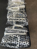 6 x mila prosecure 2* long backplate door handles white