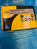 20 x Yale platinum 3* euro cylinders 40/40mm thumbturn nickel