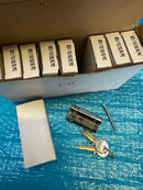 10 x 50/10mm half euros 1* polished chrome