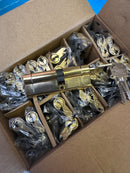 20 x mila 40/50mm all keyed alike in brass