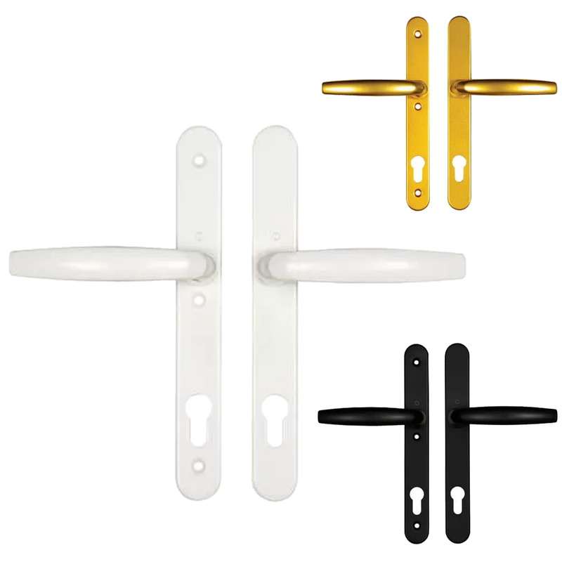 Hoppe Atlanta Lever Lever UPVC Multipoint Door Handles - 92mm PZ Unsprung 200mm Screw Centres