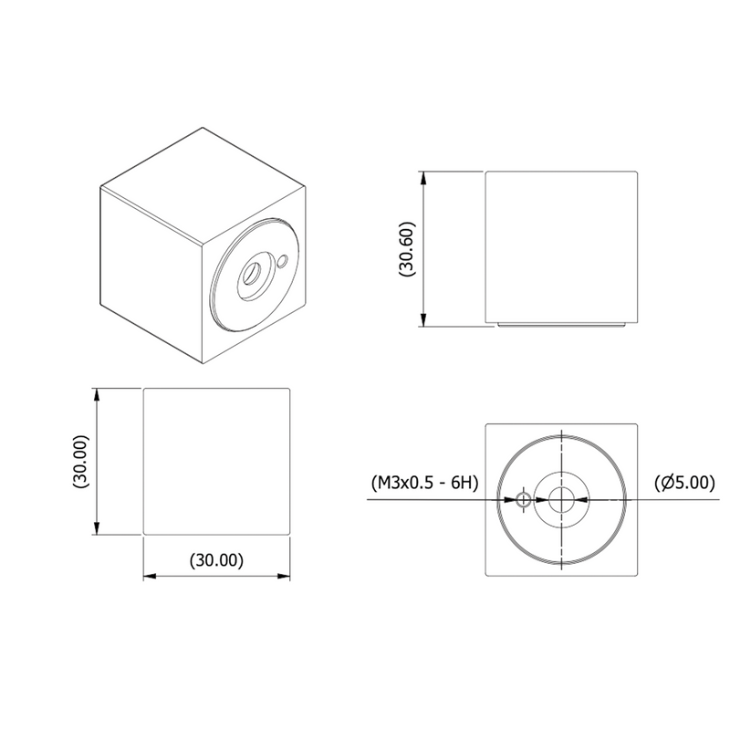 Bi-fold Door Magnets Hold Back Catch Magnet Folding Doors Holder Square 60mm Diameter