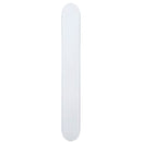 uPVC Door Handle Blank Plate French Doors Blanking Handle PVC 122mm Screw Centres Short Backplate