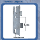 Genuine Gu Door Lock Gearbox Gu Multi Point Upvc Door Lock 35mm 92mm Gu New Style Lock