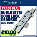 GU Gearbox Door Lock Centre Case Old Style Replacement uPVC Mechanism 35mm
