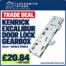 Kenrick Excalibur 45mm Replacement uPVC Gear Box Door Lock Centre Case Double Spindle