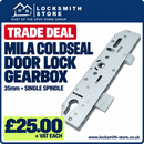 Genuine Mila Coldseal Door Lock Gearbox Centre Case uPVC 35mm Single Spindle