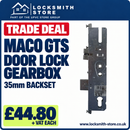Maco GTS Replacement Door Lock Gearbox Centre Case 35mm uPVC Double Glazing Door