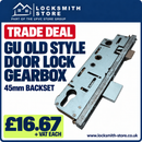GU Old Style 45mm Backset Multipoint Door Lock Gearbox Replacement Centre Case