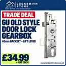 GU Old Style 40mm Replacement Multipoint Door Lock Gearbox – Lift Lever Operation
