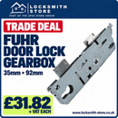 Fuhr Upvc Door Lock Multi Point Upvc Gearbox Fuhr Case 35mm 92mm