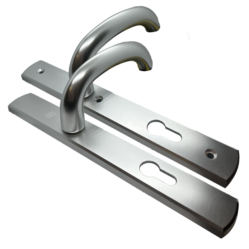 Winkhaus Palladio Marseille Extended Lever Door Handle Set - 92PZ -  Narrow Backplate - 8mm Spindle - 40-49mm