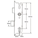 Genuine Gu Door Lock Gearbox Gu Multi Point Upvc Door Lock 35mm 92mm Gu New Style Lock