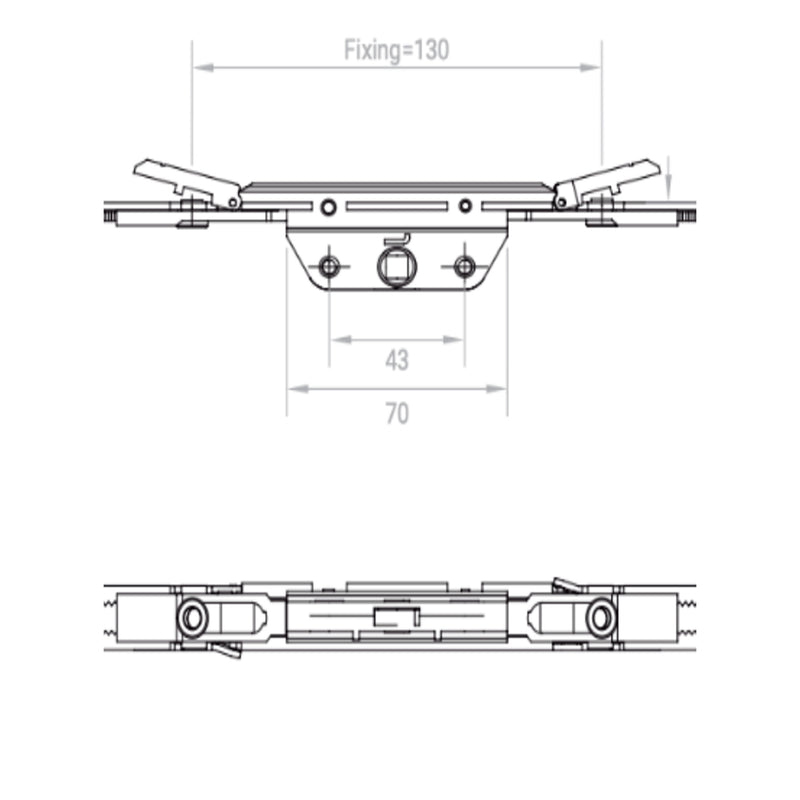 Avocet Window Lock Shootbolt Gearbox Lock For Upvc Windows 20mm or 22mm Backset