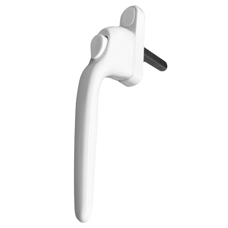 uPVC White Window Handle Double Glazing Non Locking Espag Lock PVC