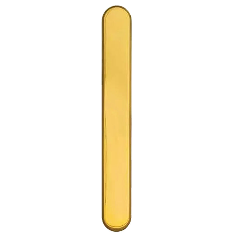 uPVC Door Handle Blank Plate French Doors Blanking Handle PVC 215mm Screw Centres Long Backplate