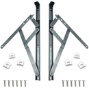 uPVC Universal Window Hinge Kit Double Glazing Friction Stay PVC 13mm 17mm Stack 8 10 12 16 20 24 inch