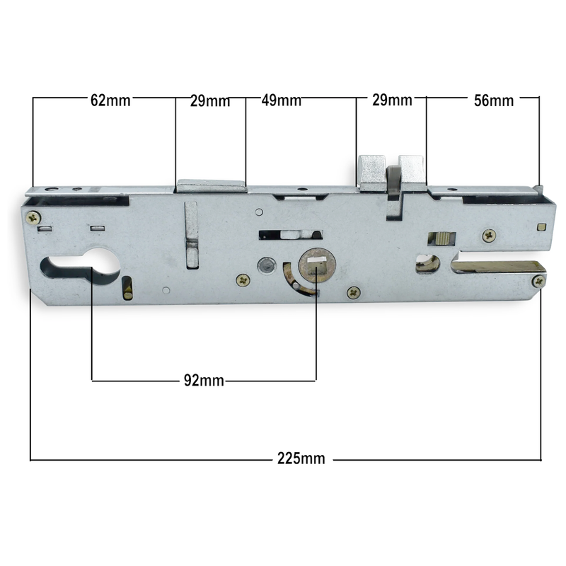 Maco Old Style Replacement Door Lock Gearbox Centre Case 35mm
