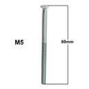 M5 Philips Head 80mm Length Pair Of Screws Door Handle uPVC Composite Doors