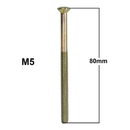 M5 Philips Head 80mm Length Pair Of Screws Door Handle uPVC Composite Doors