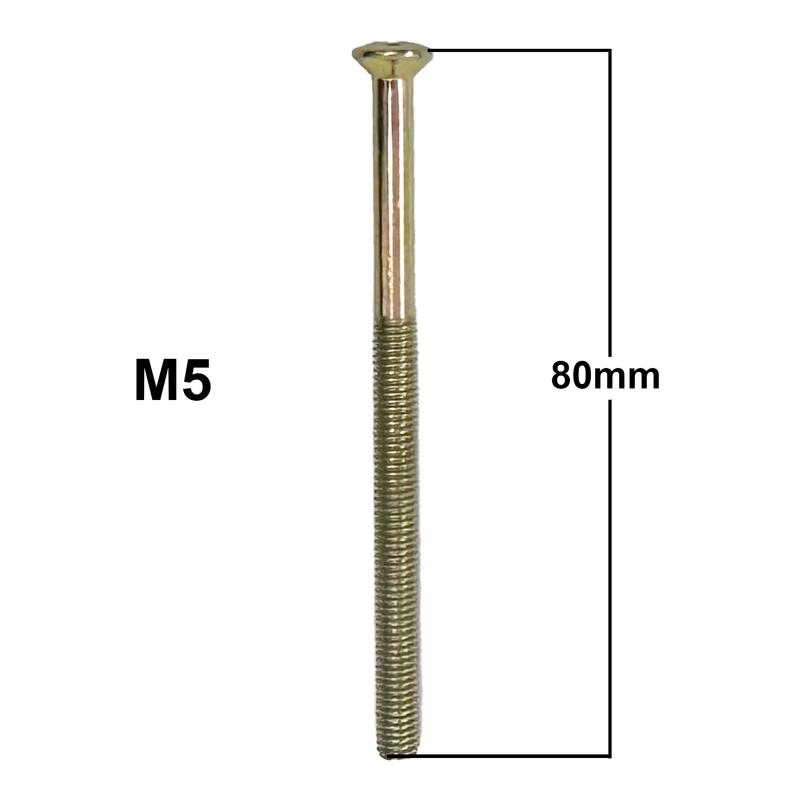 M5 Philips Head 80mm Length Pair Of Screws Door Handle uPVC Composite Doors