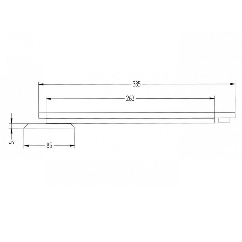 90° Degree Stainless Steel Door Restrictor Arm Stay Hold Open UPVC French
