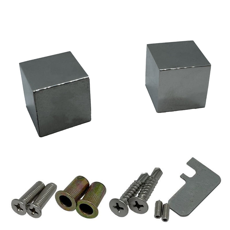 Bi-fold Door Magnets Hold Back Catch Magnet Folding Doors Holder Square 60mm Diameter