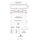 Fab Fix Nu Mail Heavy Duty 12" Inch Sprung Letter Box Plate UPVC Wooden Doors