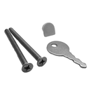 uPVC Universal Window Handle Inline Locking Espag Double Glazing White 40mm