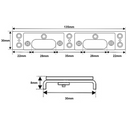 UPVC Door Keep Double Shootbolt French Patio Doors Lock Yale Lockmaster