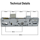 ERA Laird Saracen Surelock Multipoint UPVC Door Lock Gear Box 35mm 45mm Backset