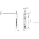 ProSecure Finger Operated Shootbolt for Upvc French Doors Universal Pair 