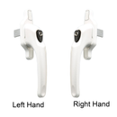 Cadenza Aluminium Window Handle Tongue (spade) Driven White Right / Left Hand  