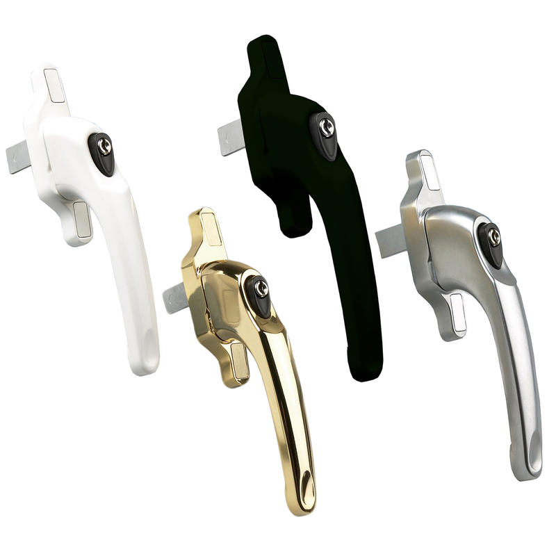 Cadenza Aluminium Window Handle Tongue (spade) Driven White Right / Left Hand  