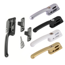 ERA High Quality Timber Wooden Locking Casement Window Handle Brass Basta 