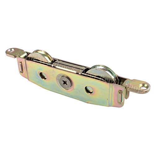 Asec Pair Steel Tandem Patio Door Rollers 32mm Wheels Sliding Doors 1973 Series