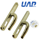 UPVC Door Handle Fullex 68PZ Sprung Double Glazing Pair Set PVC 215mm
