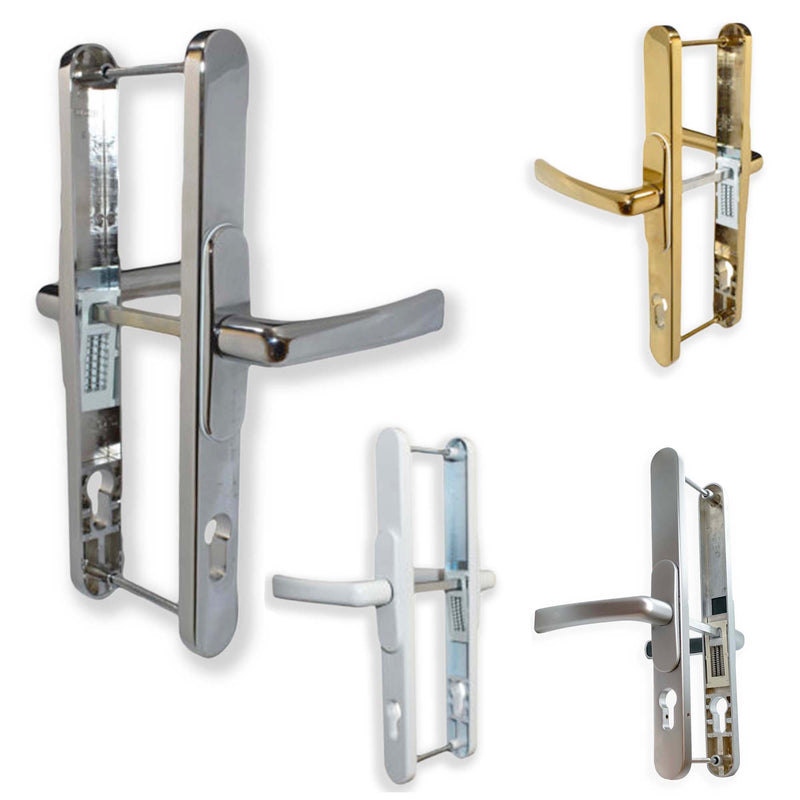 Universal Flexi UPVC Repair Door Handle Set Adjustable 92mm 68mm 62mm PZ Lever