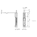 ProSecure Finger Operated Shootbolt for Upvc French Doors Universal Pair 